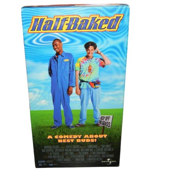HALF-BAKED vintage VHS in original paper case Dave Chappelle Jim Breuer - Picture 1 of 6